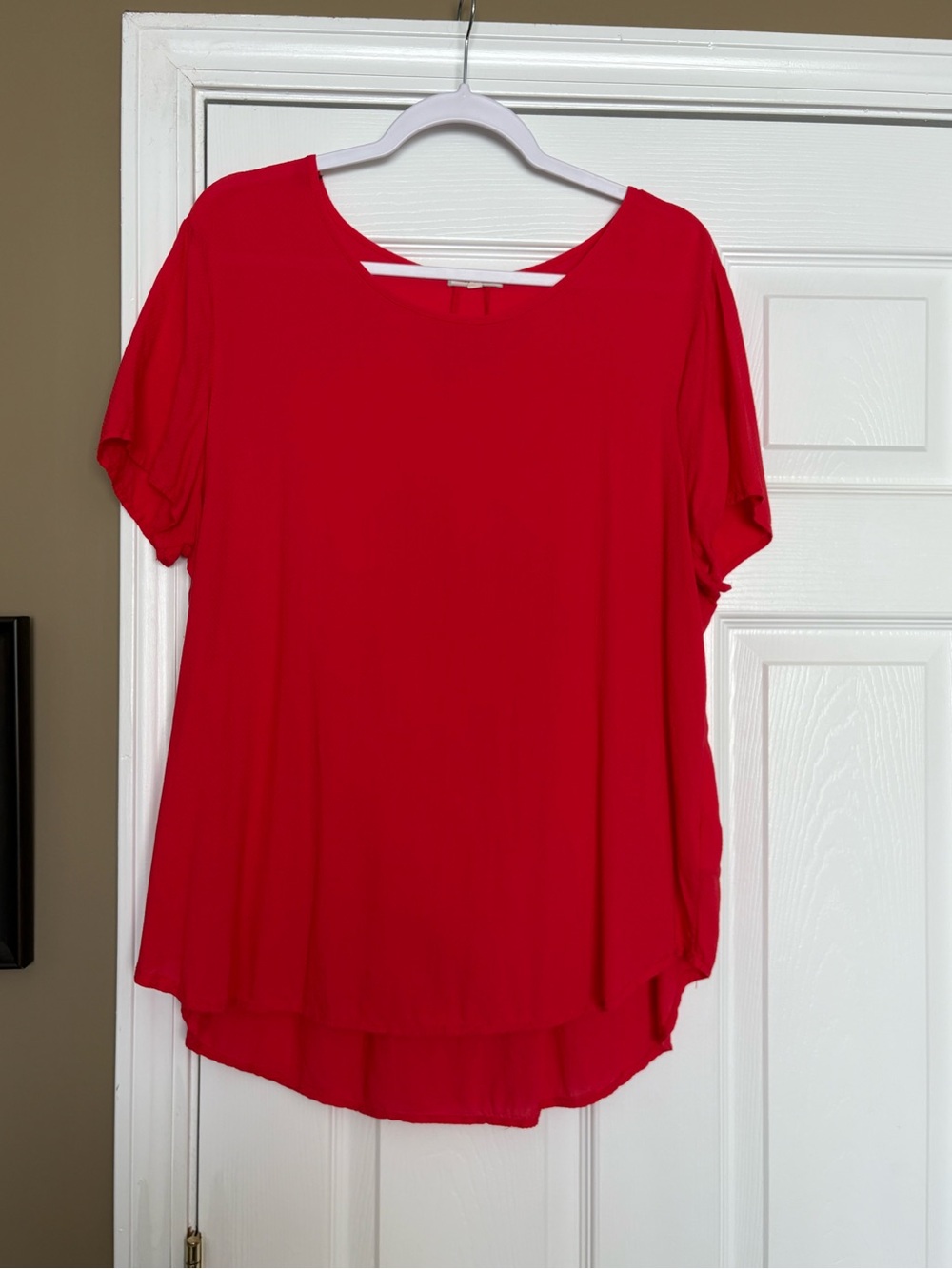 Pleione Women's Short Sleeve blouse